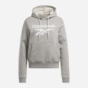 Bluza z kapturem damska ocieplana Reebok Identity Big Logo Fleece Hoodie 100071943 M Biała (4066764794001). Bluzy z kapturem damskie - Bluzy damskie - miniaturka - grafika 1