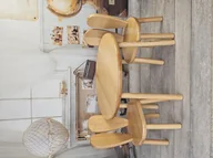 Zestawy mebli dla dzieci - Meble dla dzieci Stół i dwa krzesełka - miniaturka - grafika 1