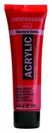 Przybory szkolne - Talens Amsterdam, farba akrylowa, 20 ml, Czerwień pyrolowa - miniaturka - grafika 1