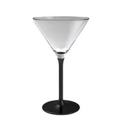 Kieliszki - Kieliszek do martini 260 ml czarna nóżka - miniaturka - grafika 1