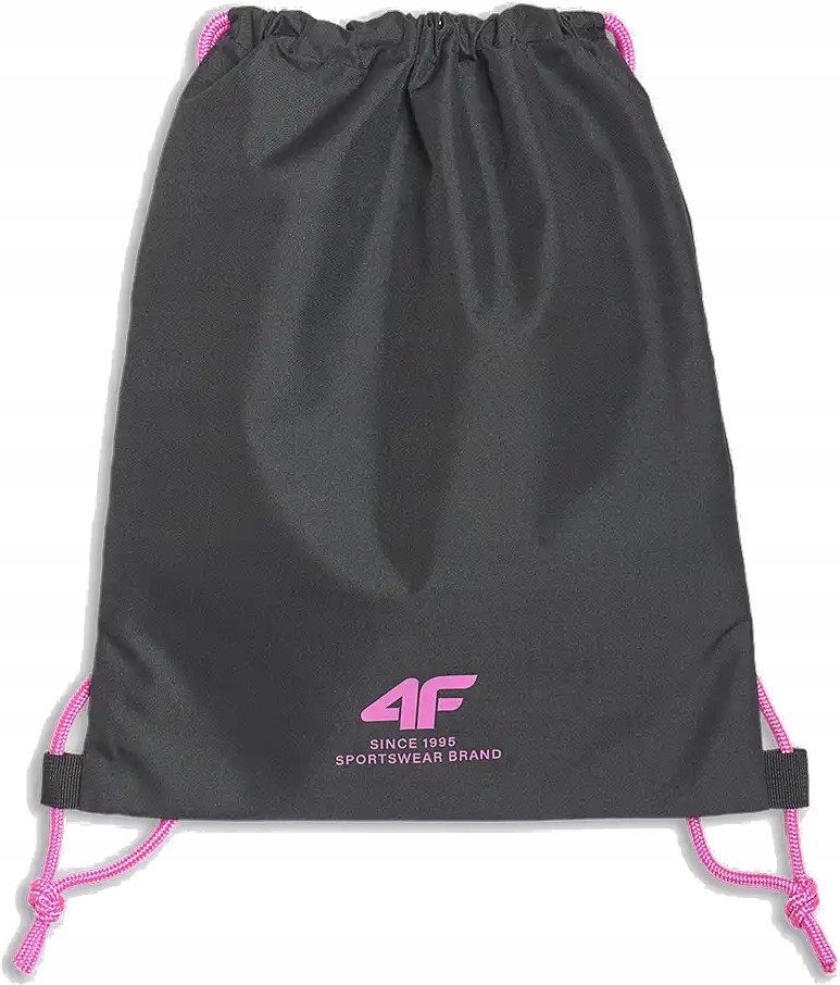 Dziecięcy plecak 4F worek na WF U157 54S czarny różowy