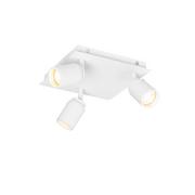 Lampy sufitowe - QAZQA Professional Moderne badkamer spot wit vierkant 3-lichts IP44 - Ducha - miniaturka - grafika 1