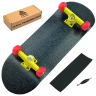 Samochody i pojazdy dla dzieci - FINGERBOARD ALPHA KOMPLETNY SET DREWNIANY MINI DESKOROLKA TRUCKI ŁOŻYSKA - miniaturka - grafika 1