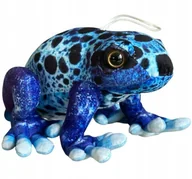 Maskotki i pluszaki - Maskotka Żaba Niebieska Trująca Żabka DUBI - 18cm - miniaturka - grafika 1