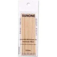 Akcesoria do paznokci - Sunone Patyczki drewniane do manicure 10szt - miniaturka - grafika 1