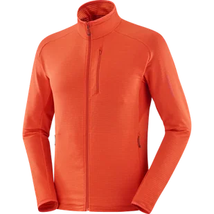 BLUZA SALOMON ESSENTIAL LTWARM FZ M C23527 - Bluzy sportowe męskie - miniaturka - grafika 1