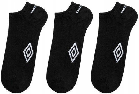 UMBRO SKARPETY STOPKI 3 PARY Roz: 39-42 czarne