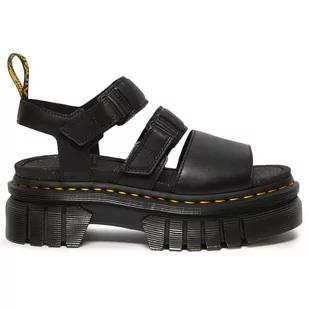 Sandały Dr Martens Ricki Nappa Lux Leather 3-Strap Platform 27405001 - czarne - Glany damskie - miniaturka - grafika 1