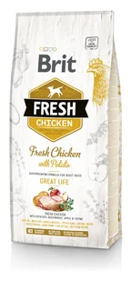 Brit Fresh Chicken with Potato Adult Great Life 12 kg - Sucha karma dla psów - miniaturka - grafika 3