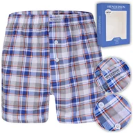 Majtki męskie - HENDERSON Bokserki Męskie Luźne Kratkę K319 Rozmiar XL - miniaturka - grafika 1
