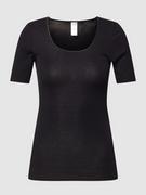 Koszulki i topy damskie - T-shirt z okrągłym dekoltem model ‘LUXURY’ - miniaturka - grafika 1
