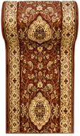 Wycieraczki - Brązowy elegancki chodnik dywanowy na metry B9-M54 - miniaturka - grafika 1