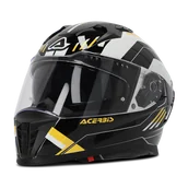 Kaski motocyklowe - Kask Integralny Acerbis X-Way Graphic Street Czarny/ŻółtyXL - miniaturka - grafika 1