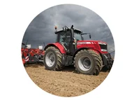 Ciasta i półprodukty do ciast - Dekoracyjny opłatek tortowy Traktor - 20 cm - miniaturka - grafika 1