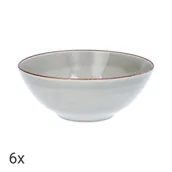 Miski i półmiski - Zestaw salaterek City Wulkaniczna Ziemia, 6 elementów, szaro-brązowe - miniaturka - grafika 1