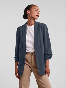 Pieces Marynarka 17090996 Granatowy Regular Fit - Marynarki i żakiety damskie - miniaturka - grafika 1