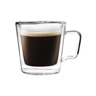 Kubki - Zestaw 2 szklanek do espresso z podwójną ścianką Vialli Design, 80 ml - miniaturka - grafika 1