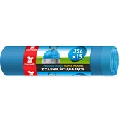 Worki na śmieci - Kuchcik AKU Worki na śmieci super mocne 35L A15 taśma 2851 - miniaturka - grafika 1