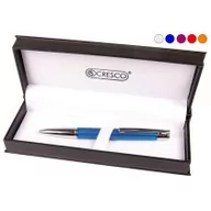 Długopisy - Cresco Długopis Elegant w etui, mix kolorów - miniaturka - grafika 1
