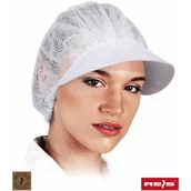 Odzież robocza - BONNET - Czapka kucharska z daszkiem, daszek 65% poliester, 35% bawełna  195 g/m², siateczka 100% poliester 70 g/m² - UNI - miniaturka - grafika 1