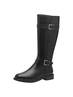 Kozaki damskie - Marco Tozzi Damskie długie buty 2-25520-43 modne kozaki, czarne, 37 EU, czarny, 37 EU - miniaturka - grafika 1