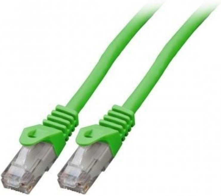 Mercodan Kabel sieciowy RJ-45, Cat.6, U/UTP, LSZH, CCA, zielony, 10 m 371226100