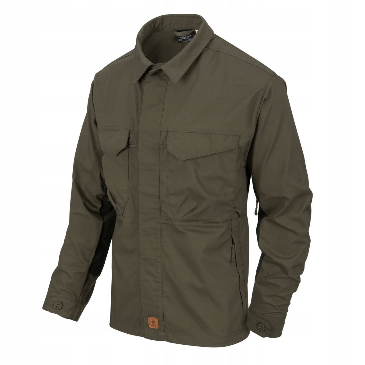 Helikon tex Koszula Woodsman - DuraCanvas - Taiga Green/Black A - XXL/Regular (KO-WDN-DC-0901A-B07) HE.KO-WDN-DC-0901A-B07