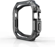 Akcesoria do smartwatchy - INF Dwukolorowe etui ochronne do Apple Watch Ultra 49 mm Czarny - miniaturka - grafika 1