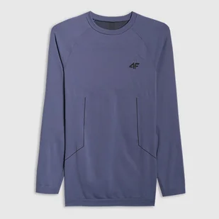 Bielizna termoaktywna bezszwowa (góra) męska 4F 4FWAW25USEAM233-32S Niebieski L/XL - Pozostała odzież narciarska - miniaturka - grafika 1