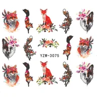 Ozdoby do paznokci - Naklejki Wodne Do Paznokci Letnie Wzory YZW-3075 - miniaturka - grafika 1