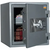 Sejfy i kasy pancerne - Sejf antywłamaniowy z ognioodpornością 60 minut GARDIAN 46 klasa II kolor 7024 - miniaturka - grafika 1