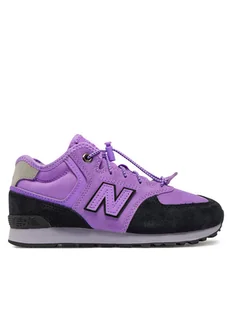 New Balance Sneakersy PV574HXG Fioletowy - Buty dla dziewczynek - miniaturka - grafika 1