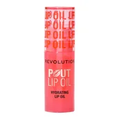 Błyszczyki do ust - Makeup Revolution Pout Lip Oil Olejek Do Ust, Juicy Peach - miniaturka - grafika 1