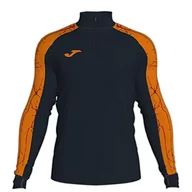 Bluzy męskie - Joma Bluza męska Elite Ix, czarno-pomarańczowa, S - miniaturka - grafika 1
