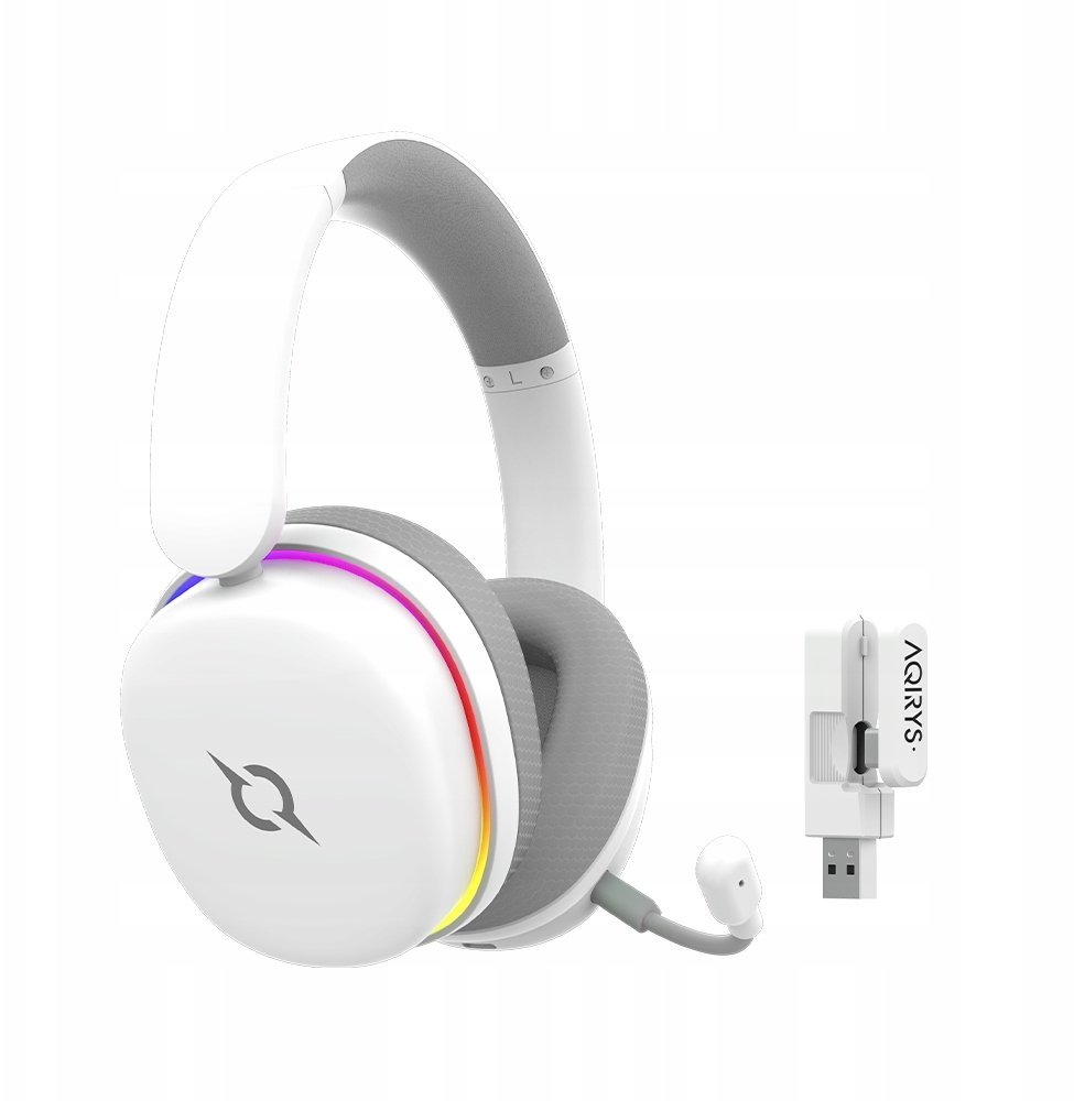 AQIRYS ANC Dual Mode: Wirelles&BT+Wired LUNA white