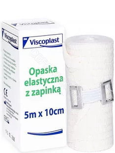 3M Opaska elastyczna z zapinką - bandaż 5 m x 10 cm YP209020038 - Apteczki i materiały opatrunkowe - miniaturka - grafika 1