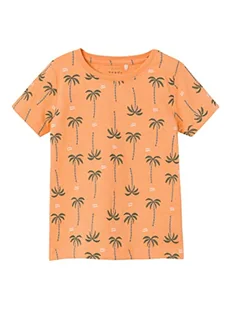 Bestseller A/S Chłopcy NMMVARGA SS TOP H T-shirt, Mock Orange, 98, Mock Orange, 98 - Koszulki i topy damskie - miniaturka - grafika 1