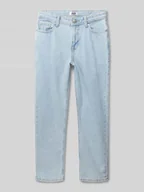 Spodnie i spodenki dla chłopców - Jeansy o kroju relaxed fit z 5 kieszeniami model ‘CHRIS’ - miniaturka - grafika 1