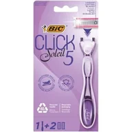 Maszynki do golenia i wkłady - Bic Maszynka do golenia Soleil Click Blister + 2 wkłady - miniaturka - grafika 1