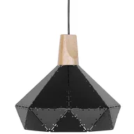 Lampy sufitowe - Beliani Lampa wisząca czarna SOMME - miniaturka - grafika 1