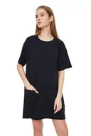 Torebki damskie - Trendyol Damska torebka szczegółowa, dziergana sukienka, granatowa, L - miniaturka - grafika 1