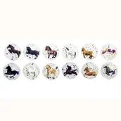 Zabawki zręcznościowe - Goki Piłka kauczukowa z konikiem - miniaturka - grafika 1