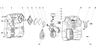 Sprężarka Dedra Sprężarka kpl. - Sprężarki i kompresory - miniaturka - grafika 1