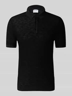 Koszulki męskie - Koszulka polo o kroju slim fit z prążkowanymi wykończeniami - miniaturka - grafika 1