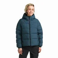 Kurtki damskie - Damska wiatroszczelna kurtka puchowa Jack Wolfskin FROZEN PALACE JKT W RDS aluminium blue - 2XL - miniaturka - grafika 1