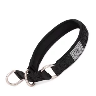 Obroża półzaciskowa dla psa Winhyepet M (35 - 45 cm), czarny - Obroże dla psów - miniaturka - grafika 1