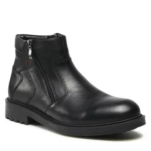 Trzewiki Caprice 9-16200-41 Black Nappa 022 - Botki męskie - miniaturka - grafika 1