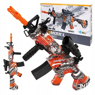 Pistolet Karabin Automatyczny Na Kulki Żelowe Elektryczny 2 Tryby + Okulary - Zabawki militarne Pistolet Karabin Automatyczny Na Kulki Żelowe Elektryczny 2 Tryby + Okulary - Zabawki militarne - miniaturka - grafika 1