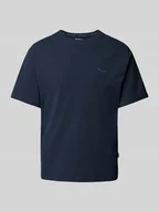 Koszulki męskie - T-shirt z wyhaftowanym logo model ‘Connor’ - miniaturka - grafika 1