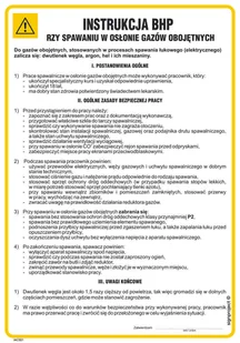 IAC21 INSTRUKCJA BHP PRZY SPAWANIU W OSŁONIE GAZÓW OBOJĘTNYCH, FN - FOLIA SAMOPRZYLEPNA; (245X350MM) - Instrukcje stanowiskowe BHP - miniaturka - grafika 1